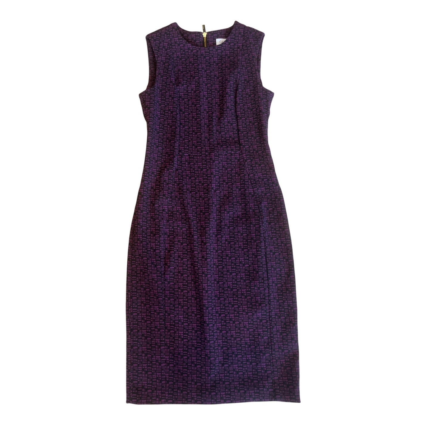 purple calvin klein dress sz 2