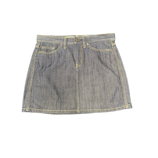 2000s gap denim mini skirt
