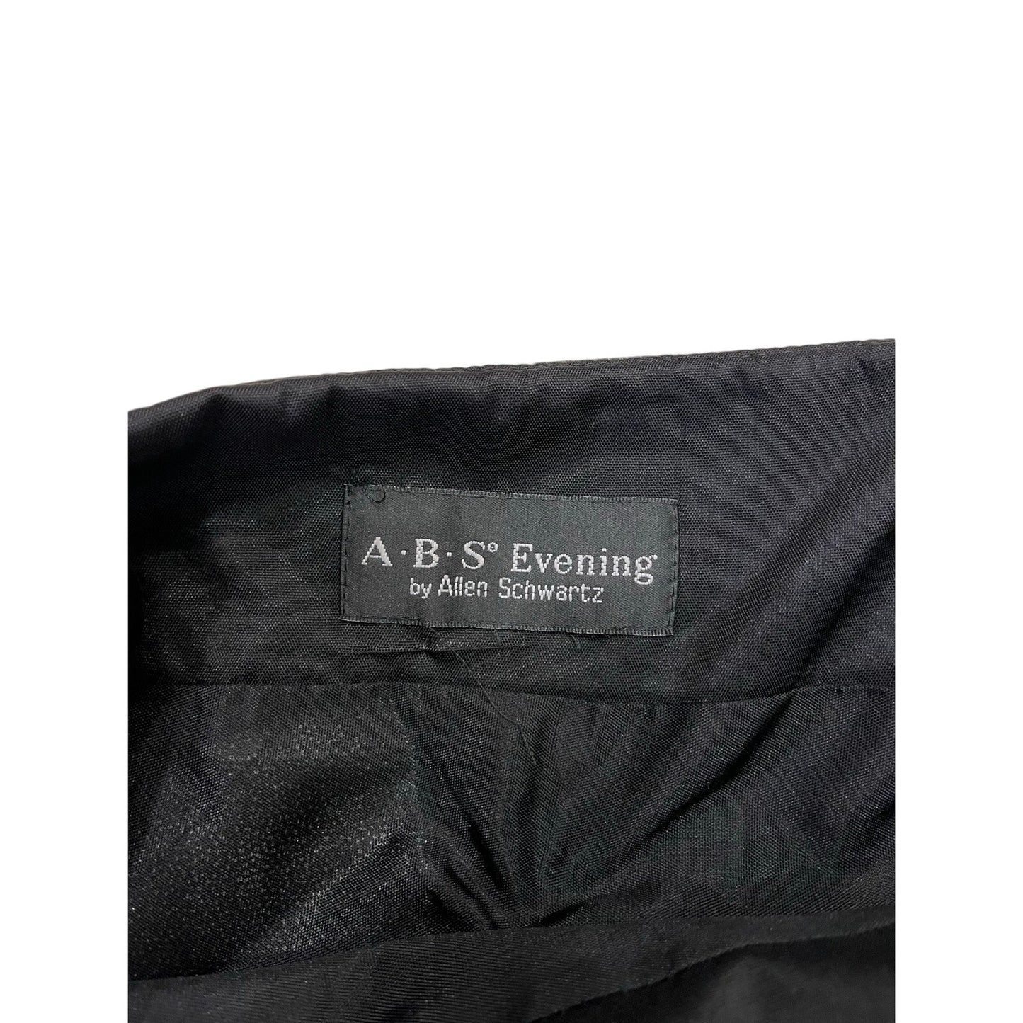 A.B.S. Allen Schwartz Black Velvet Burnout Dress Size 8
