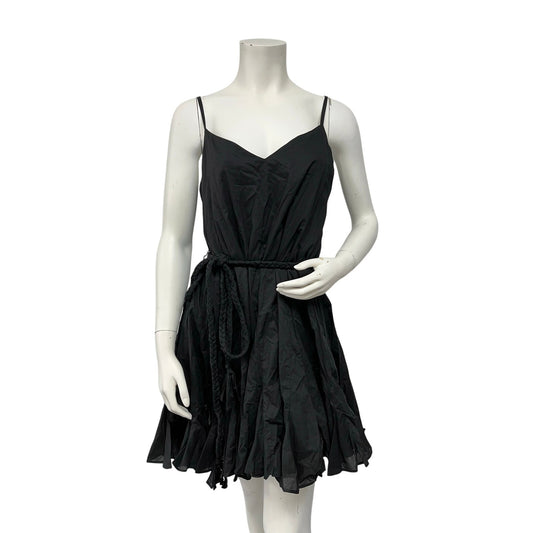 NWT RHODE Casey Dress Black Mini Dress Size Small