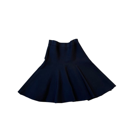 BCBGMAXAZRIA Black Flare Bandage Skirt S