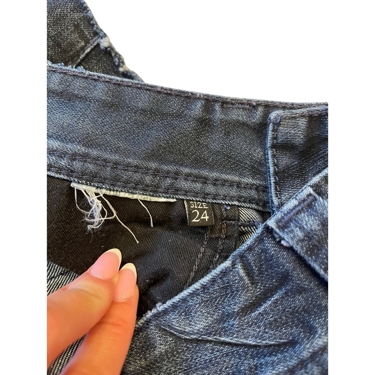 GUESS Premium Studded Rhinestone Denim Micro Shorts Size 24