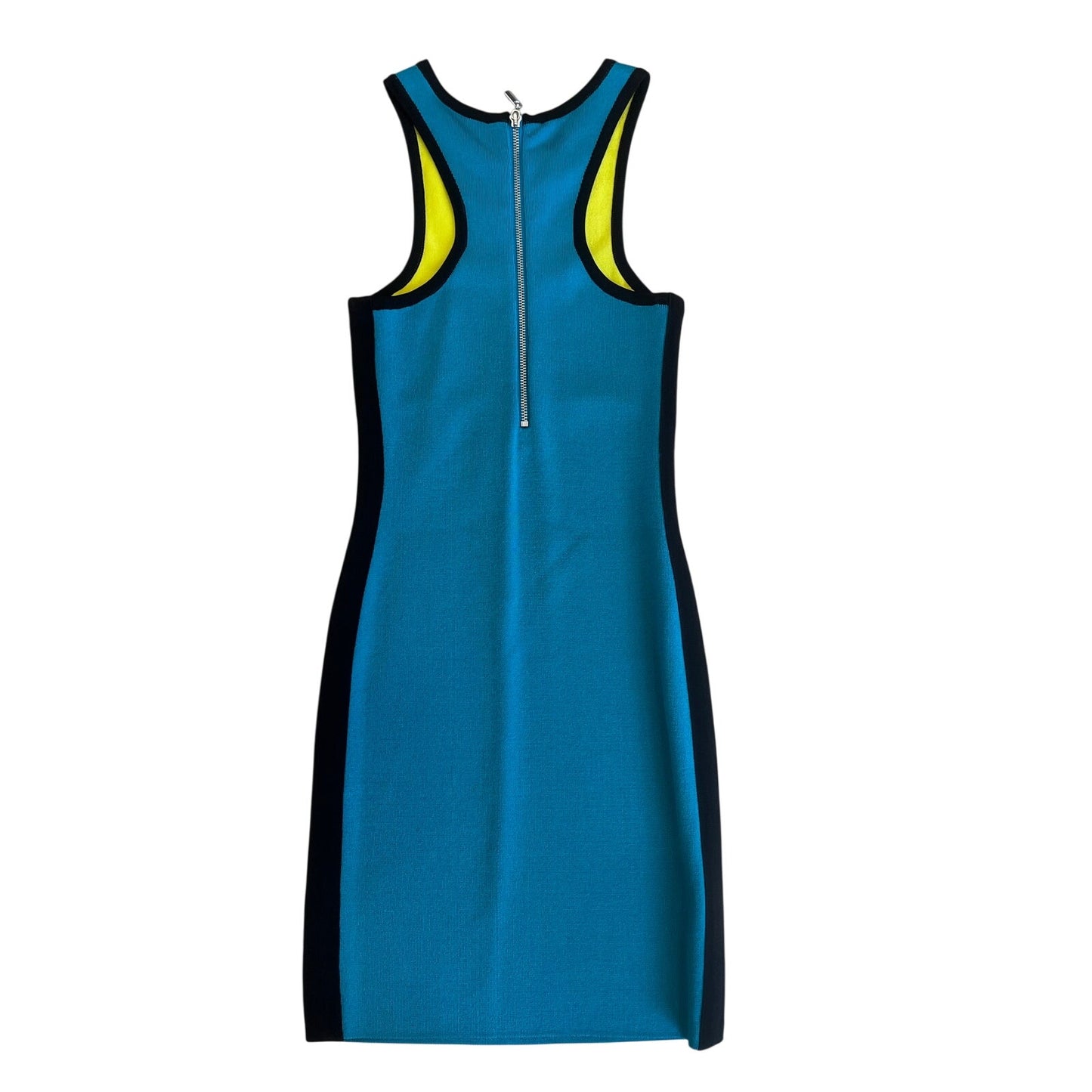 y2k bebe bodycon bandage dress colorblock