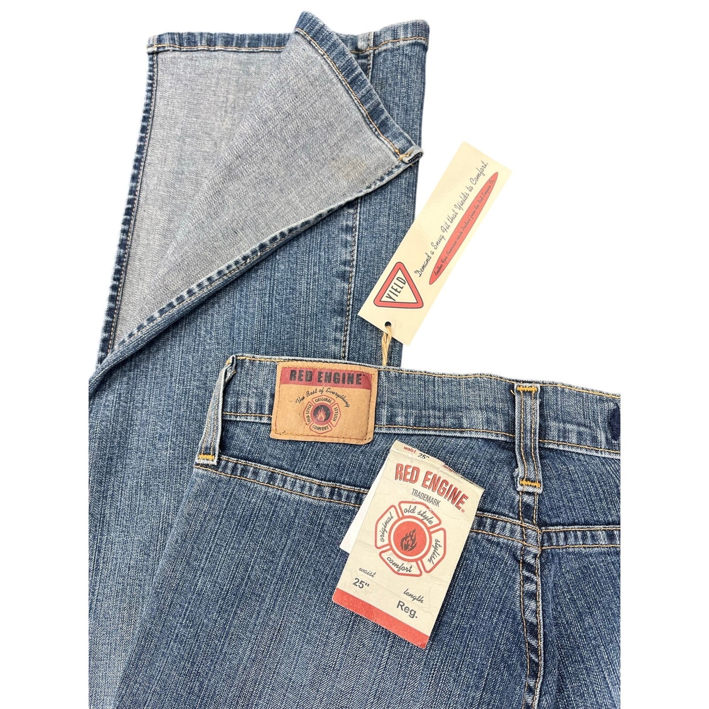 deadstock low rise y2k flared jeans sz 25