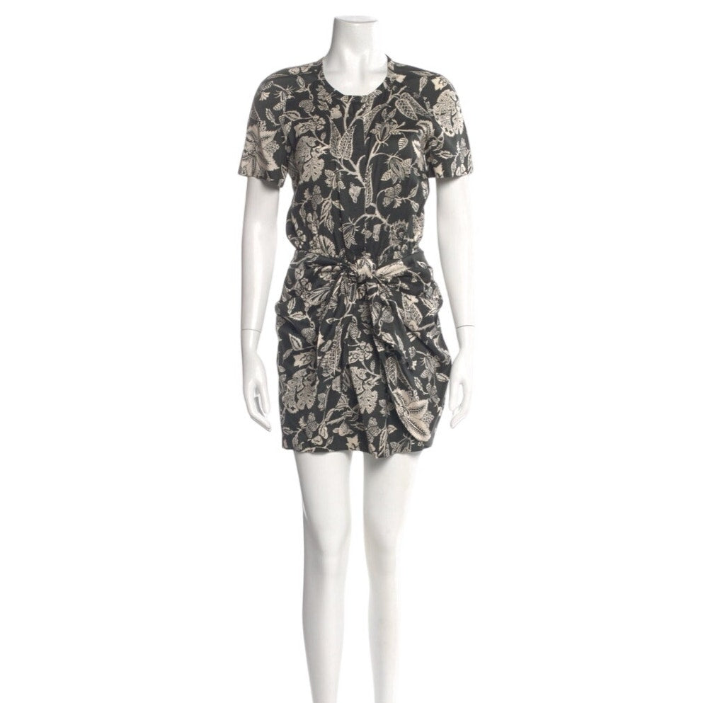 100% silk Isabel Marant mini floral dress