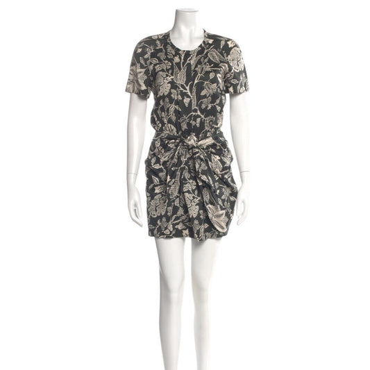 100% silk Isabel Marant mini floral dress