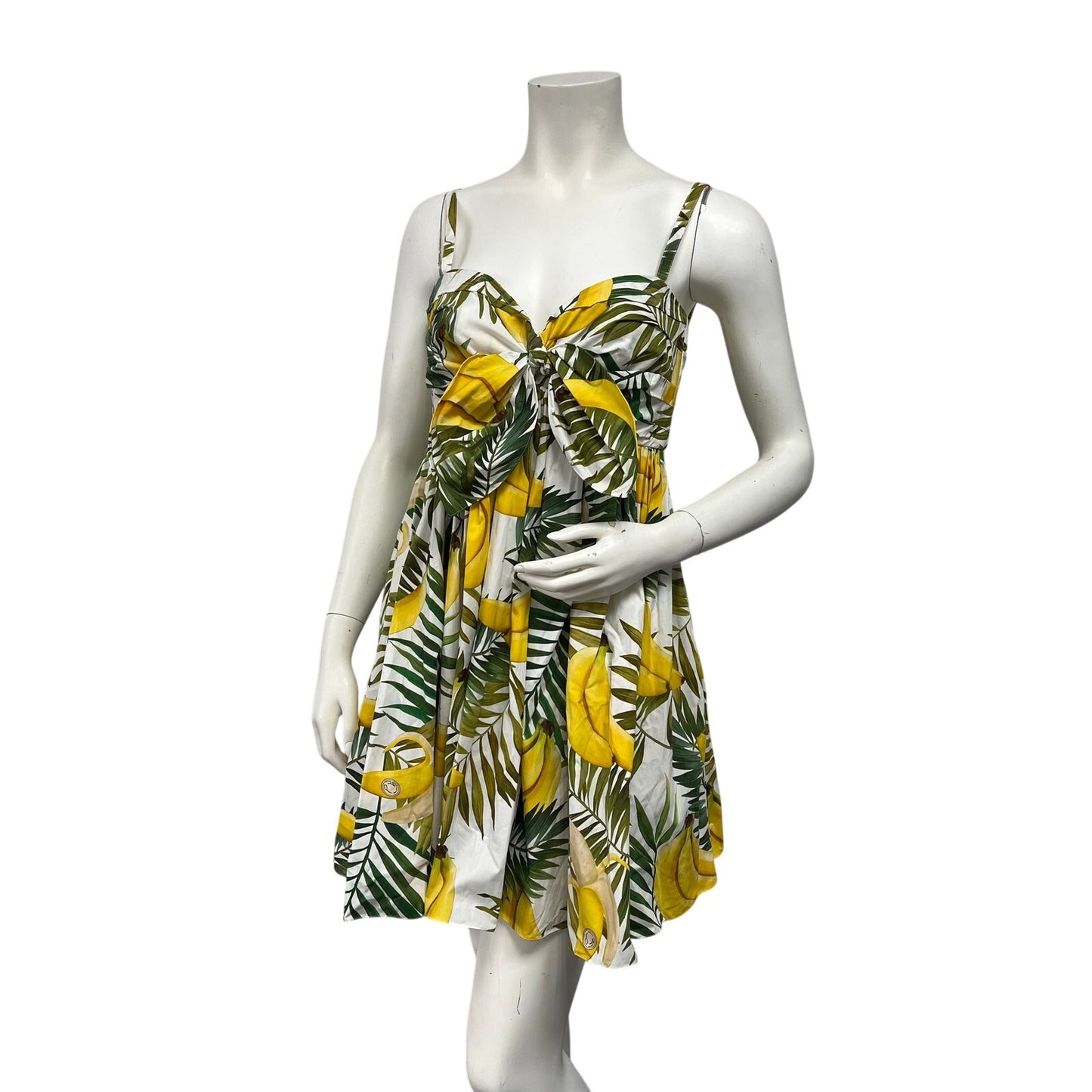 NWT Oscar de la Renta Banana Print Mini Dress $1990 Retail
