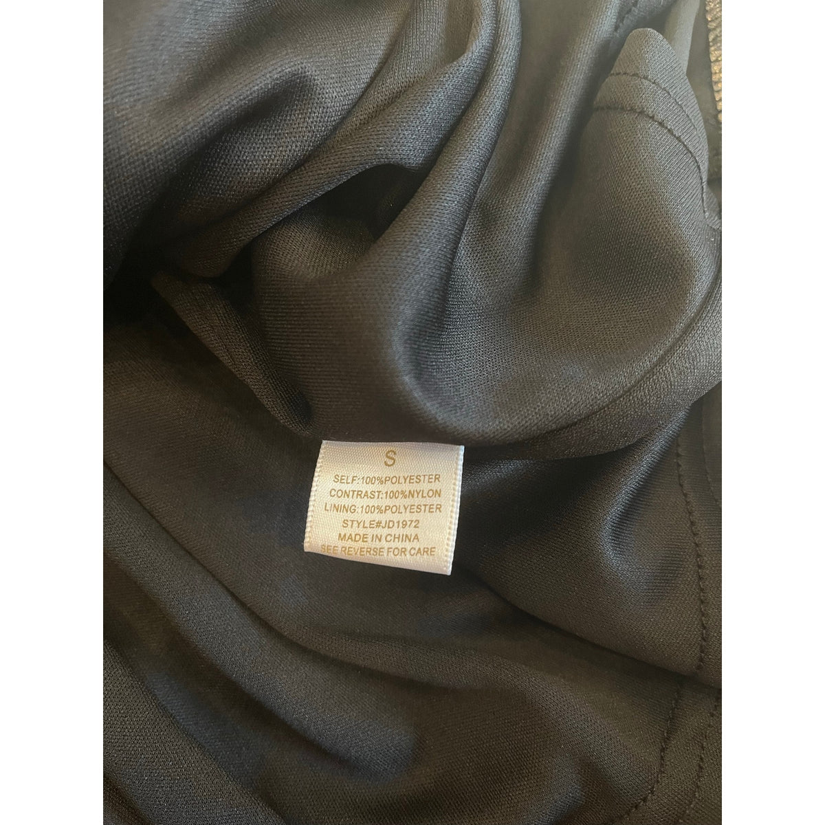 Jealous Tomato Black Gray Fit & Flare Dress Size S Sheer Trim Party Cocktail