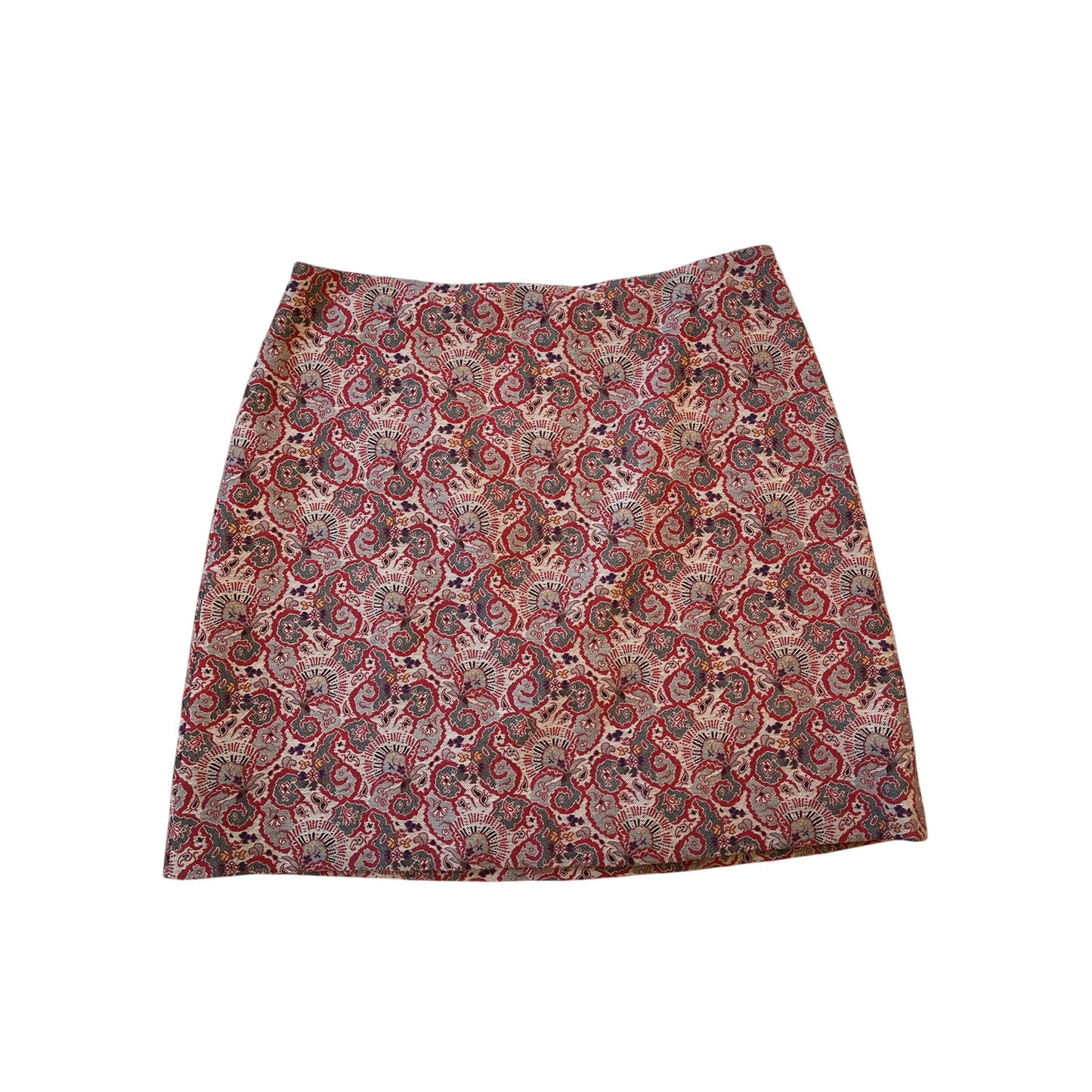Tory Burch Jacquard Floral Tapestry Mini Skirt Size 6