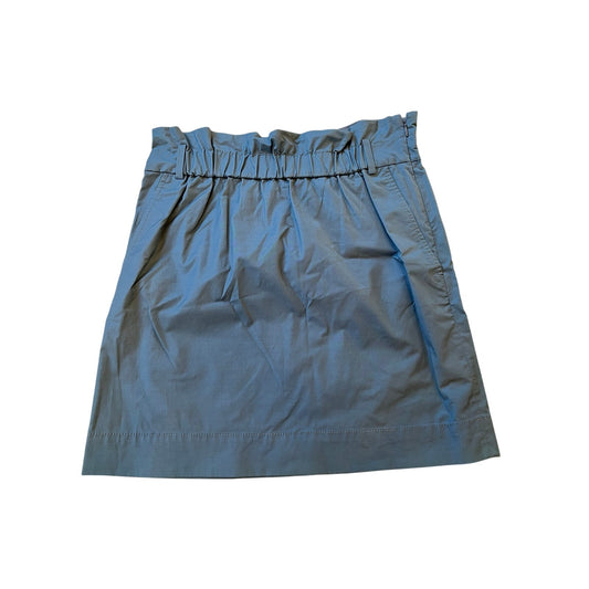 Banana Republic Blue Paperbag Mini Skirt NWT 4