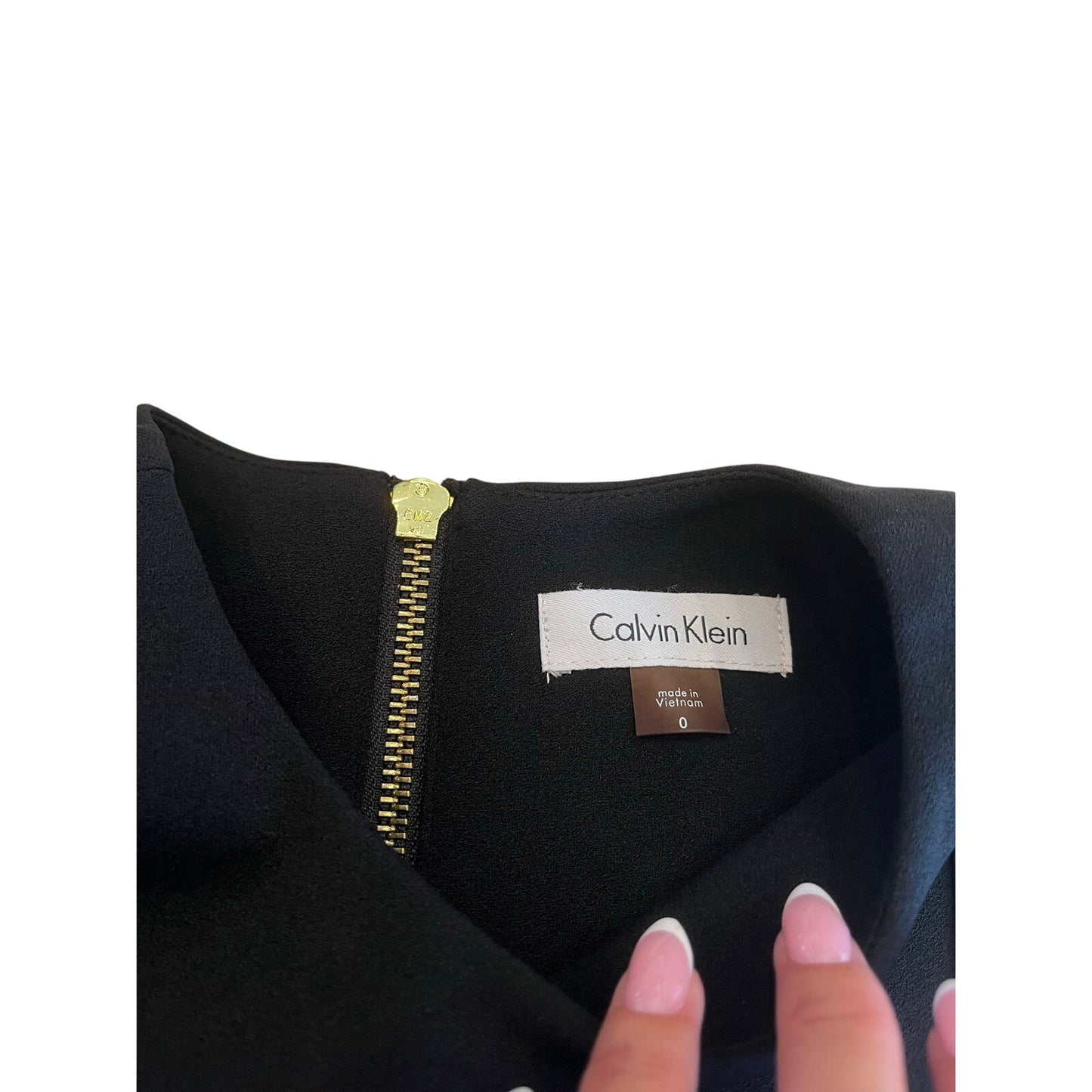 calvin klein cocktail dress size 0