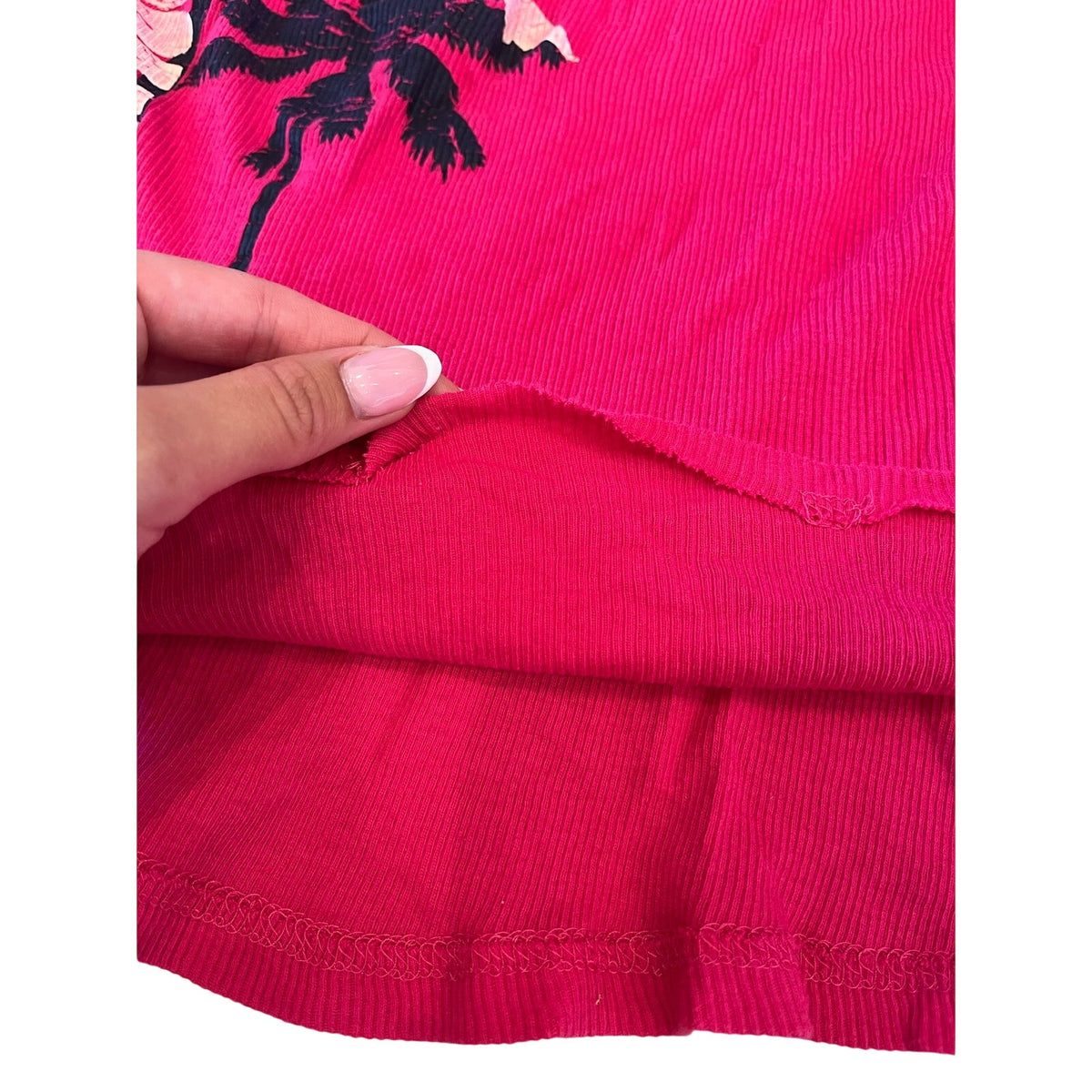 Wings Beach Outfitters Los Angeles Pink Graphic Tank Top XL 2000s