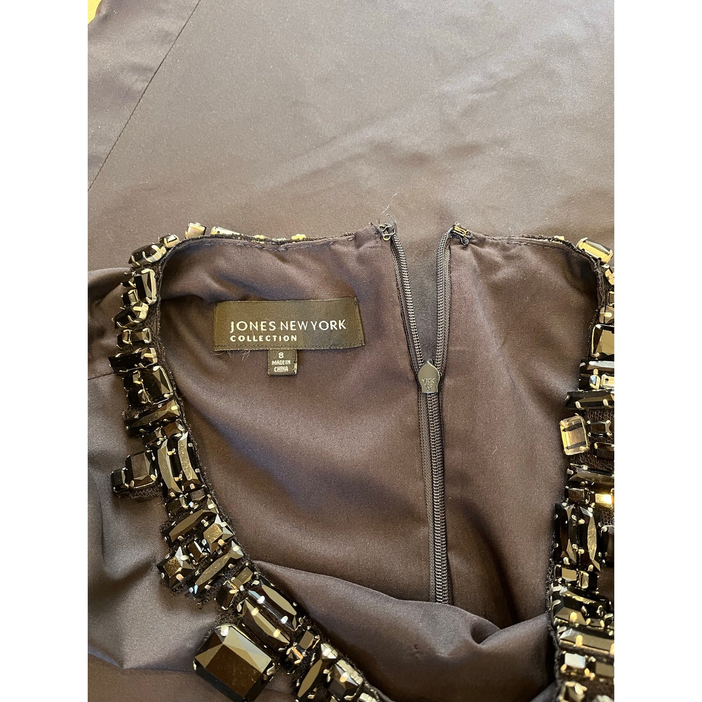 jones new york formal beaded gown